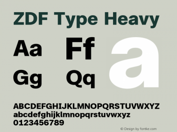 ZDF Type Heavy Version 1.100图片样张