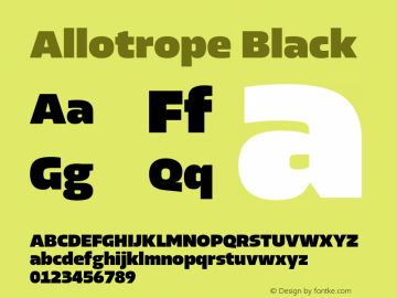 Allotrope Black Version 1.000 | web-TT图片样张