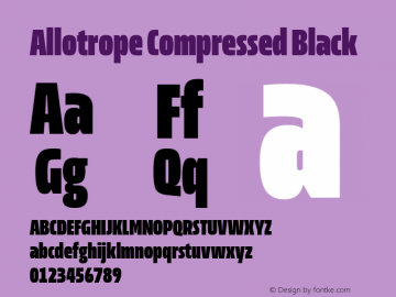 Allotrope Compressed Black Version 1.000 | web-TT图片样张
