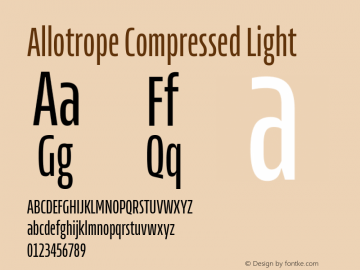 Allotrope Compressed Light Version 1.000 | web-TT图片样张