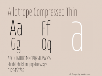 Allotrope Compressed Thin Version 1.000 | web-TT图片样张