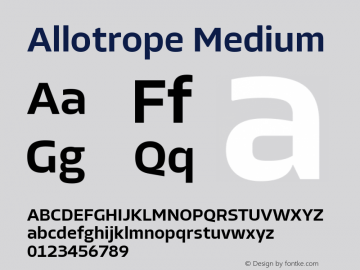 Allotrope Medium Version 1.000 | web-TT图片样张