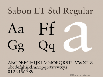 sabon lt std roman sabon lt std roman