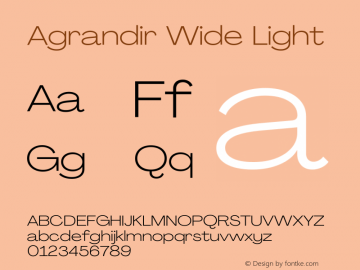 Agrandir Wide Light Version 3.000图片样张