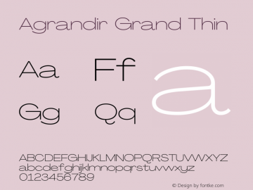 Agrandir Grand Thin Version 3.000图片样张