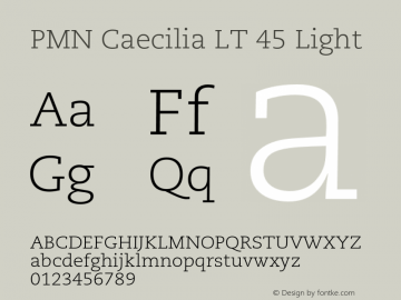 CaeciliaLT-Light 006.000图片样张