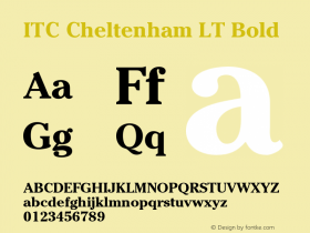 CheltenhamLT-Bold 006.000图片样张