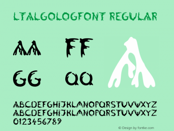 LinotypeAlgologfont 001.000图片样张