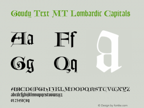 GoudyTextMT-LombardicCapitals 001.002图片样张