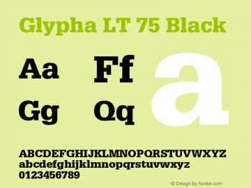 GlyphaLT-Black 006.000图片样张