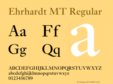 EhrhardtMT-Regular 001.003图片样张