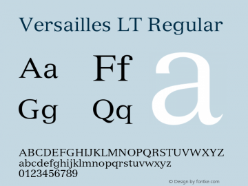 VersaillesLT-Roman 006.000图片样张