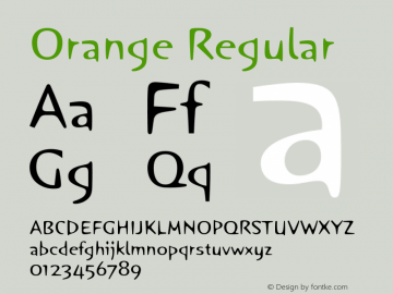 OrangePlain 001.000图片样张