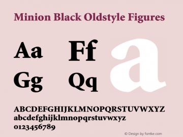 Minion-BlackOsF 001.001图片样张