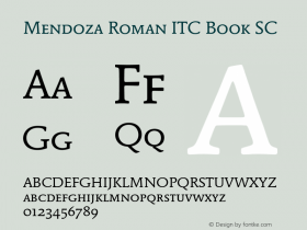 MendozaRomITC-BookSC 001.005图片样张