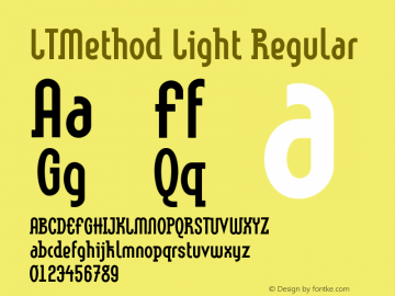 LTMethodLight-Bold2 001.000图片样张