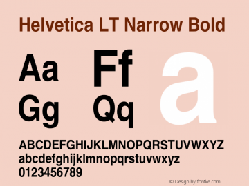 HelveticaLT-Narrow-Bold 006.000图片样张