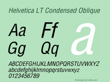 HelveticaLT-Condensed-Oblique 006.000图片样张