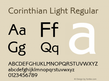 Corinthian Light Plain 005.000图片样张