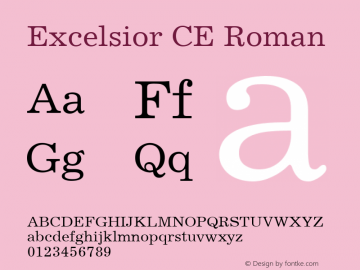 Excelsior CE Roman 001.000图片样张