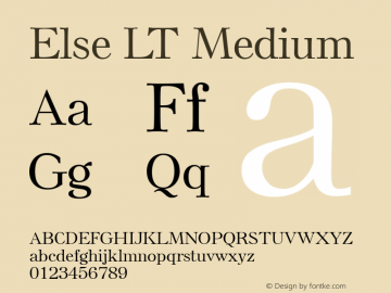 Else LT Medium 006.000图片样张