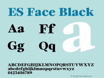 ES Face Black Version 1.007 | web-OT图片样张