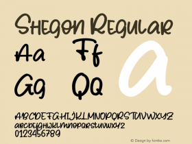 Shegon Version 1.000图片样张