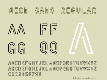 Neon Sans 0.80图片样张