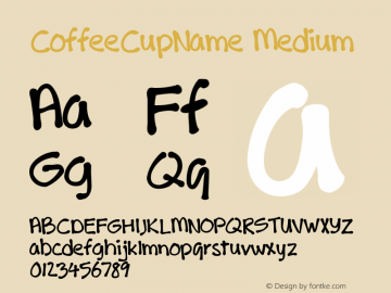 CoffeeCupName Version 001.000图片样张