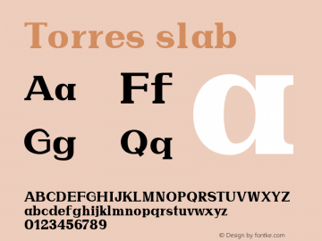 Torres slab 0.1.0图片样张