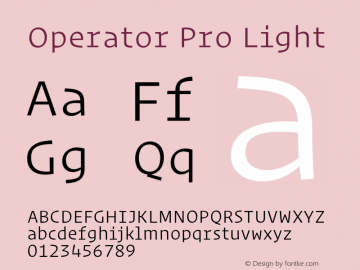 OperatorPro-Light Version 1.200 Pro图片样张
