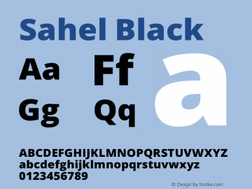 Sahel Black Version 3.4.0图片样张