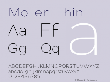 Mollen-Thin Version 1.000图片样张