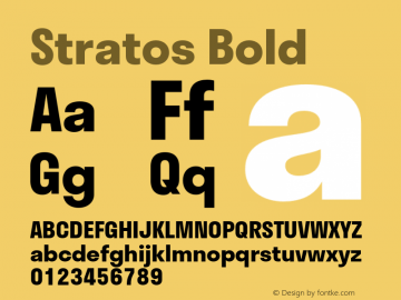 Stratos-Bold Version 1.004;PS 1.4;hotconv 1.0.88;makeotf.lib2.5.647800图片样张