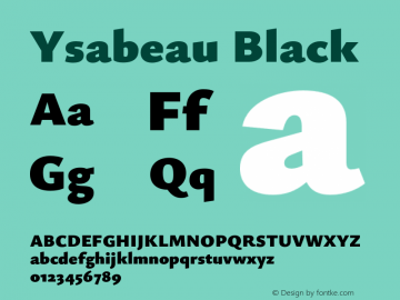 Ysabeau Black Version 0.022;FEAKit 1.0图片样张