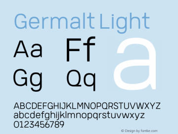 Germalt-Light Version 1.000图片样张