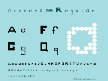 conner2 Regular Version 1.0 Font Sample