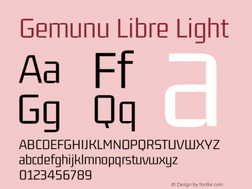 Gemunu Libre Light Version 1.100图片样张