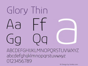 Glory Thin Version 1.011图片样张