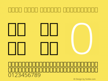 Noto Kufi Arabic ExtraLight Version 2.102图片样张