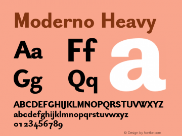 Moderno Heavy Version 0.503图片样张