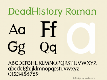 DeadHistory Roman Version 001.000图片样张