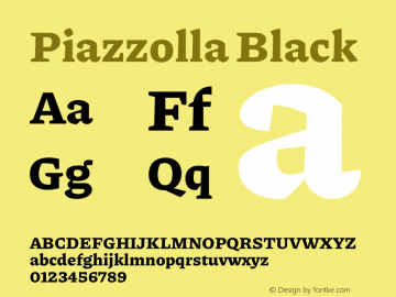 Piazzolla Black Version 2.004图片样张