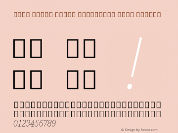 Noto Serif Tamil Condensed Thin Italic Version 2.001图片样张