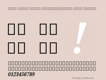Noto Serif Tamil ExtraCondensed Bold Italic Version 2.001图片样张