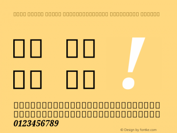 Noto Serif Tamil ExtraCondensed ExtraBold Italic Version 2.001图片样张