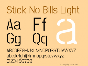 Stick No Bills Light Version 2.000图片样张