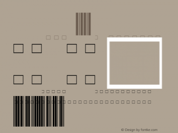 MRV Code11M Barcode Version 2.00 2003-11-05图片样张