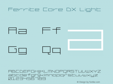 Ferrite Core DX Light Version 2.000图片样张