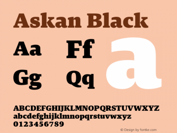 Askan-Black Version 1.000图片样张